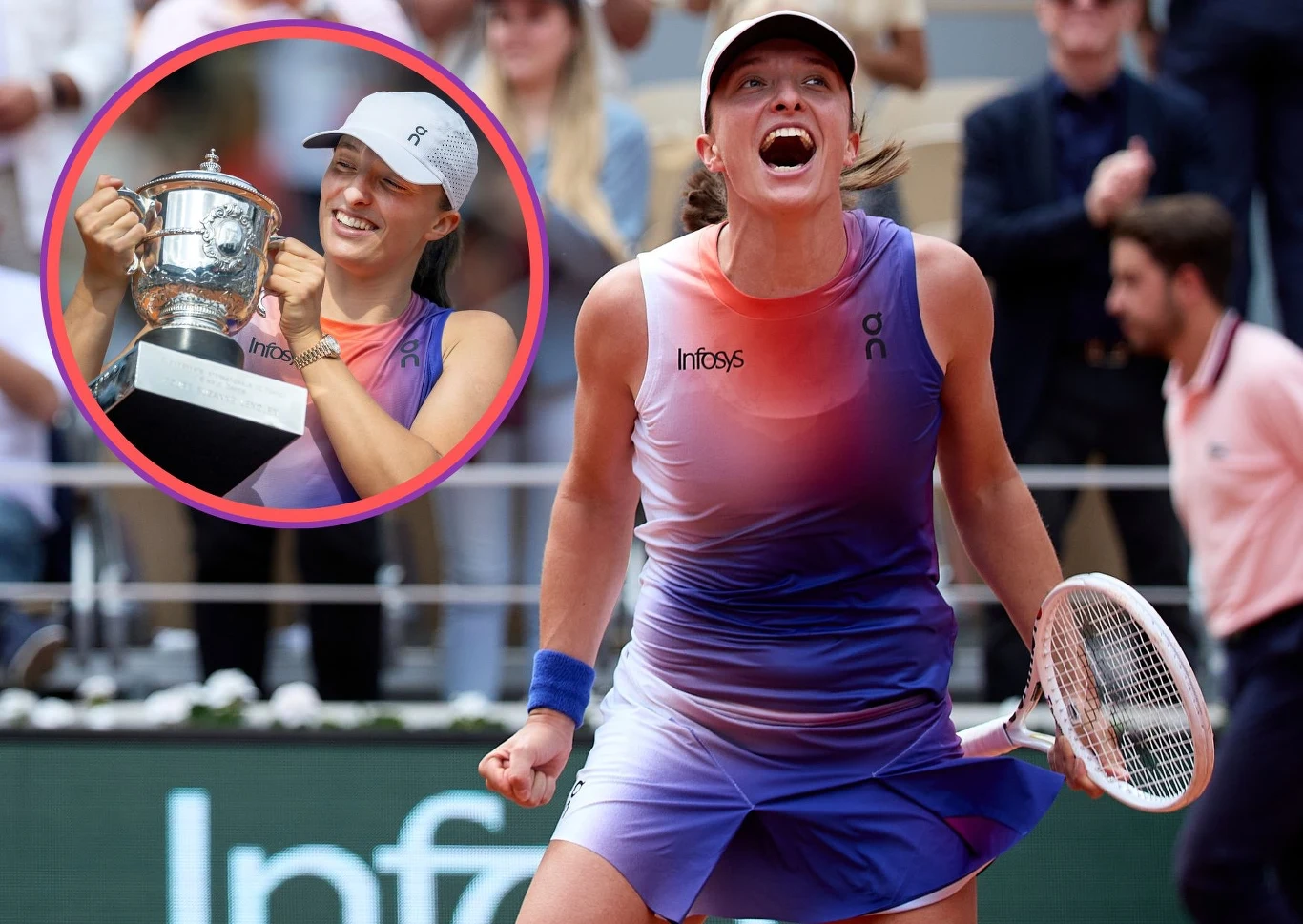 Iga Świątek w 2024 roku osiągała wielkie sukcesy Iga Świątek w 2024 roku osiągała wielkie sukcesy