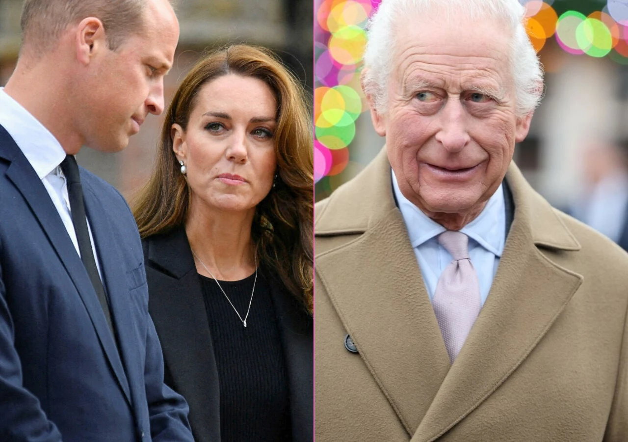 Księżna Kate i książę William, Karol III Księżna Kate i książę William, Karol III