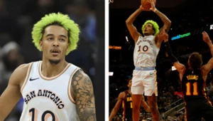 NBA. Jeremy Sochan pobił rekord minut spędzonych na parkiecie w jednym meczu w tym sezonie podczas starcia z Atlanta Hawks