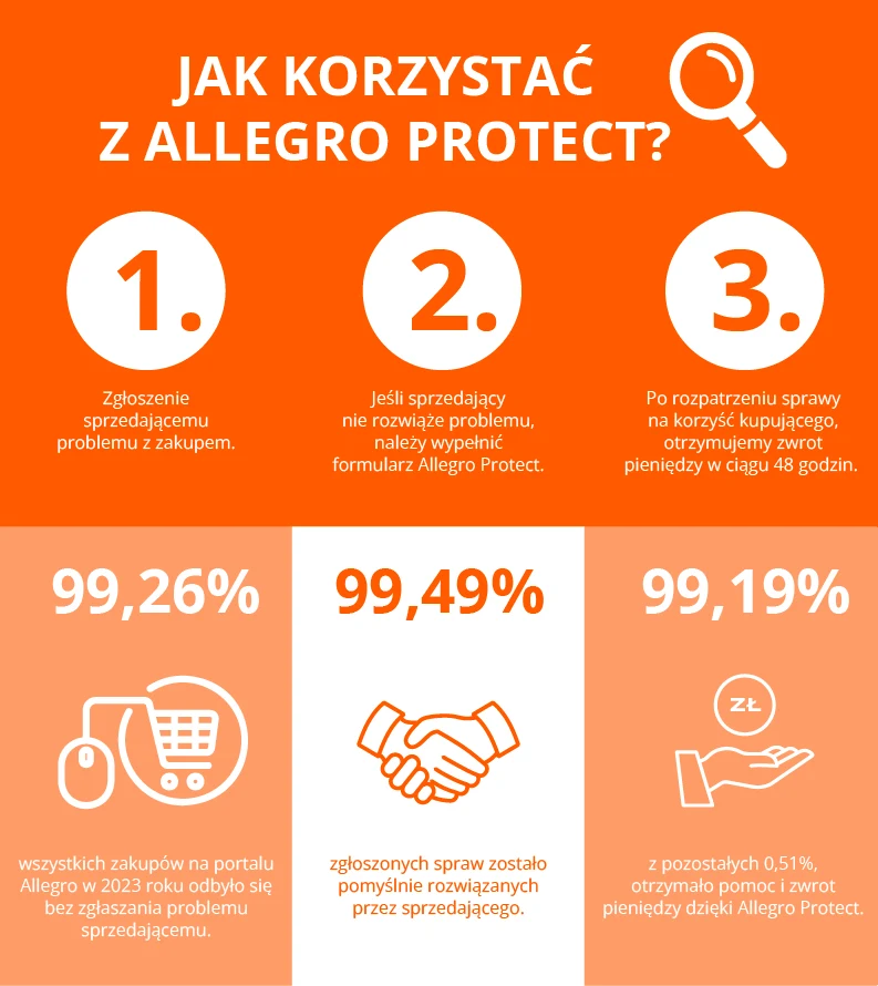 Allegro - infografika