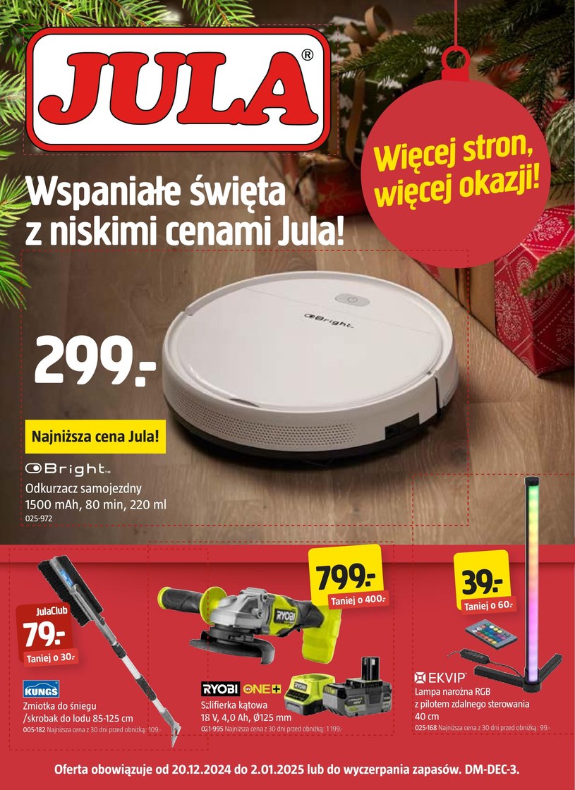 Gazetka promocyjna Jula - ważna od 20. 12. 2024 do 02. 01. 2025