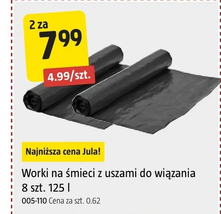 Worki na śmieci Jula