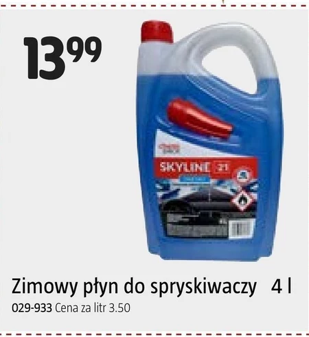 Płyn do spryskiwaczy zimowy