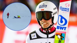 Piotr Żyła zaliczył upadek w Engelbergu