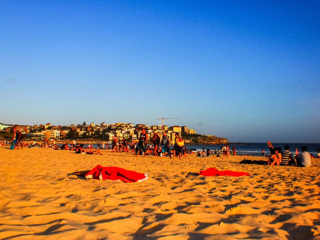 Plaża w Sydney, 25 grudnia