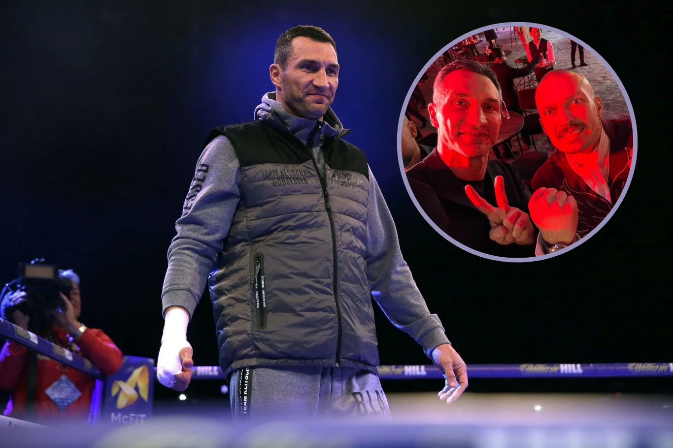 Władimir Kliczko obejrzy z bliskiej odległości starcie Ołeksandra Usyka z Tysonem Furym