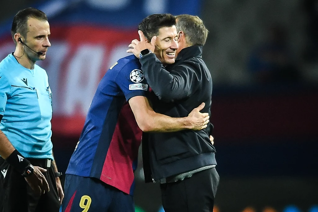 Robert Lewandowski i Hansi Flick Robert Lewandowski i Hansi Flick
