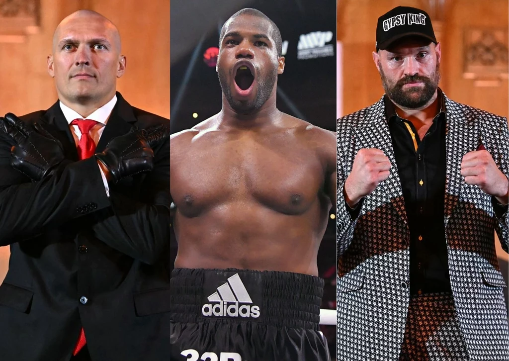 Ołeksandr Usyk, Daniel Dubois i Tyson Fury Ołeksandr Usyk, Daniel Dubois i Tyson Fury