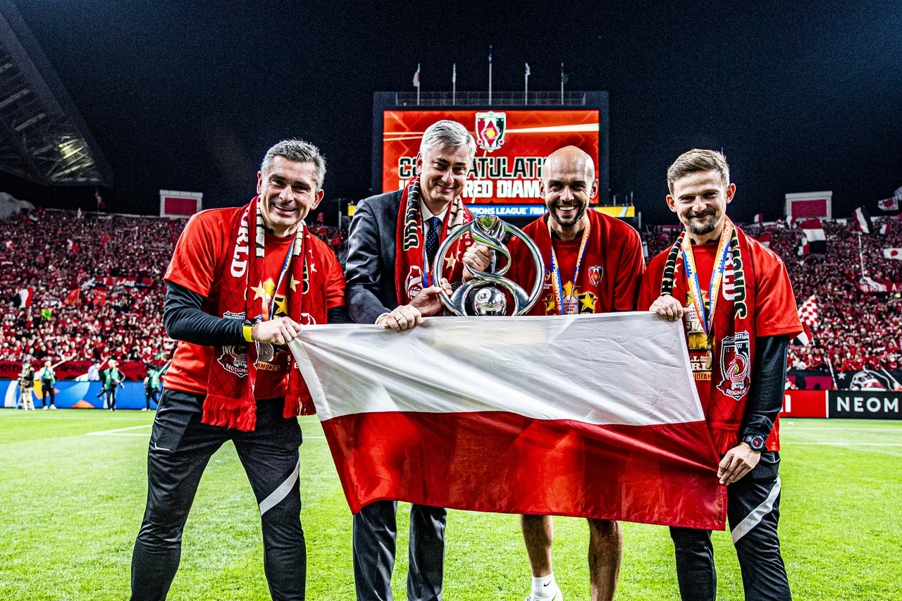 Wojciech Makowski, Maciej Skorża i polski sztab w Urawie Wojciech Makowski, Maciej Skorża i polski sztab w Urawie