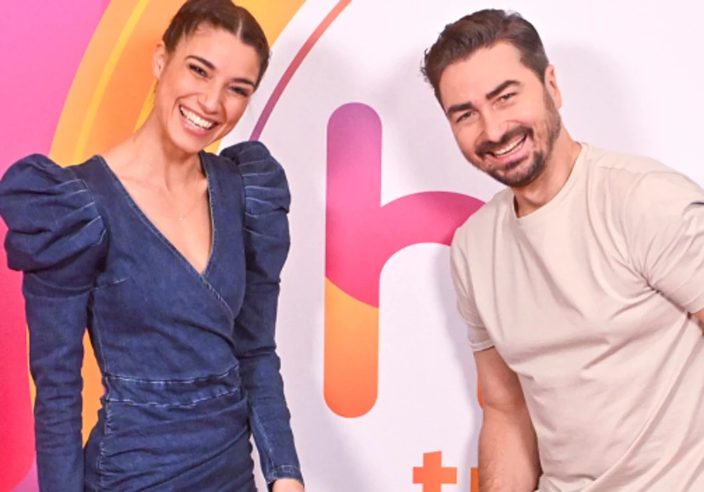 Lenka i Jan Klimentovie w "halo tu polsat" Lenka i Jan Klimentovie w "halo tu polsat"