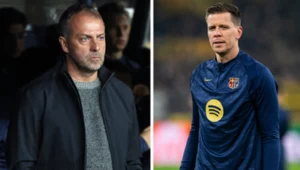 Hansi Flick i Wojciech Szczęsny