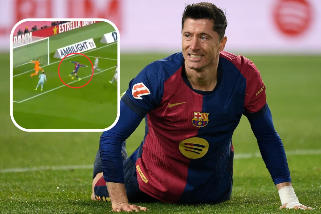 Robert Lewandowski zanotował koszmarne pudło w meczu FC Barcelona - Atletico Madryt Robert Lewandowski zanotował koszmarne pudło w meczu FC Barcelona - Atletico Madryt