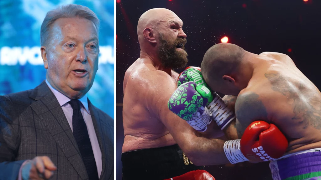Frank Warren po walce Tyson Fury - Ołeksandr Usyk Frank Warren po walce Tyson Fury - Ołeksandr Usyk