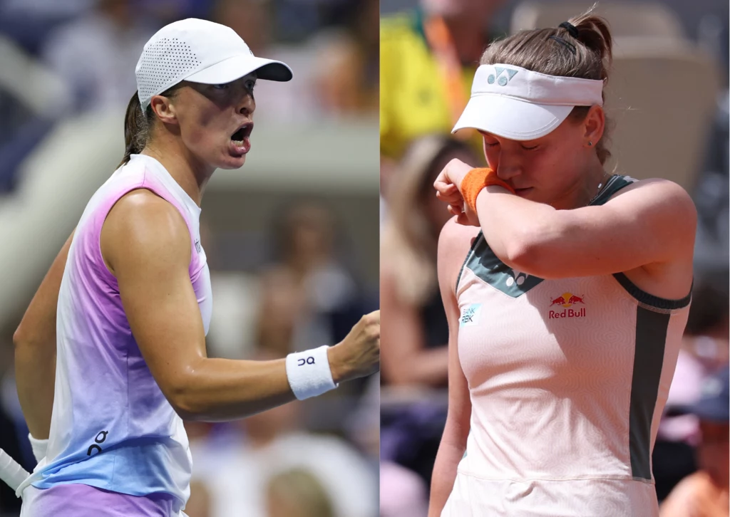 Iga Świątek i Jelena Rybakina Iga Świątek i Jelena Rybakina