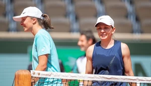 Iga Świątek i Simona Halep