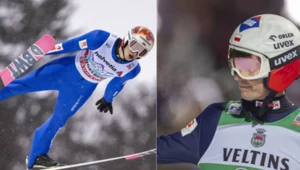 Kwalifikacje z udziałem Pawła Wąska (L), Kamila Stocha (P) i innych skoczków zaczęły się z opóźnieniem