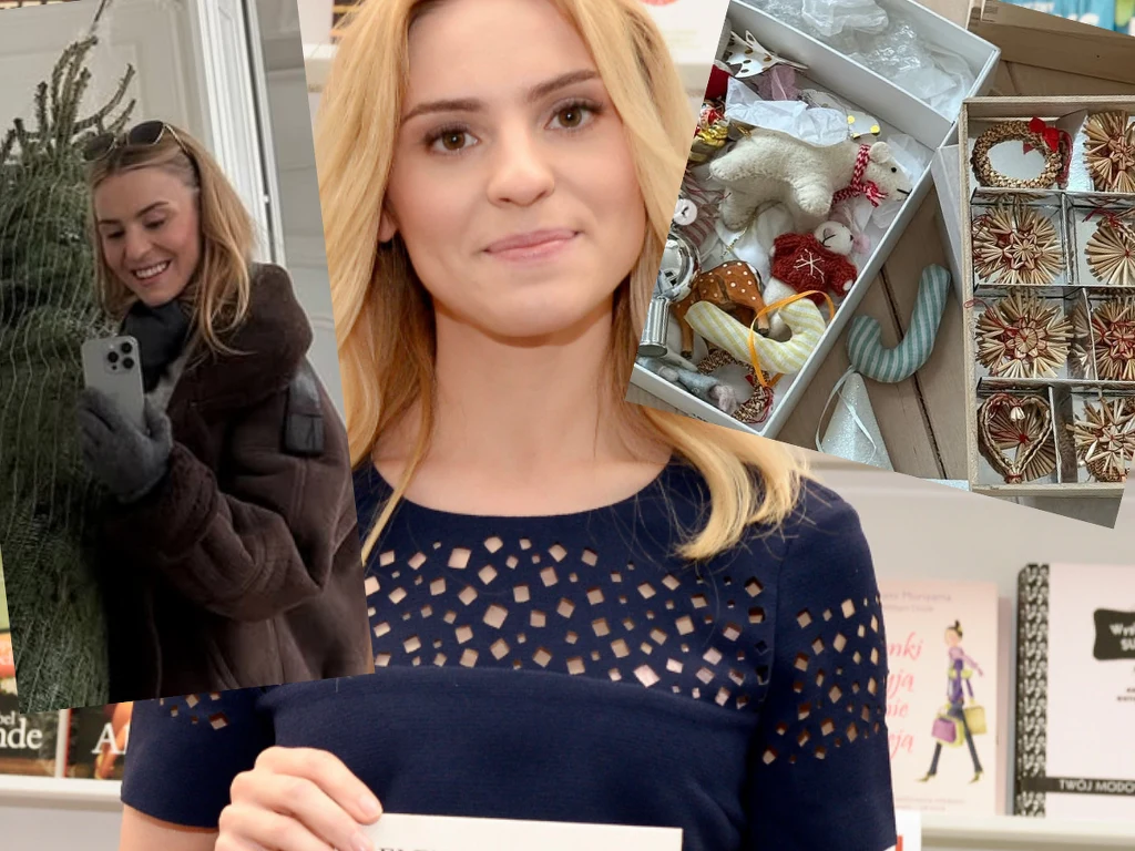Kasia Tusk ubiera choinkę Kasia Tusk ubiera choinkę