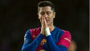 Robert Lewandowski w barwach FC Barcelona