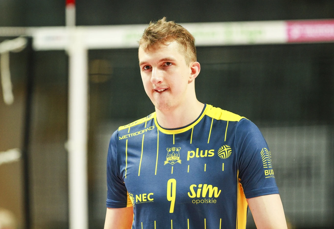 Michał Gierżot, przyjmujący PSG Stali Nysa