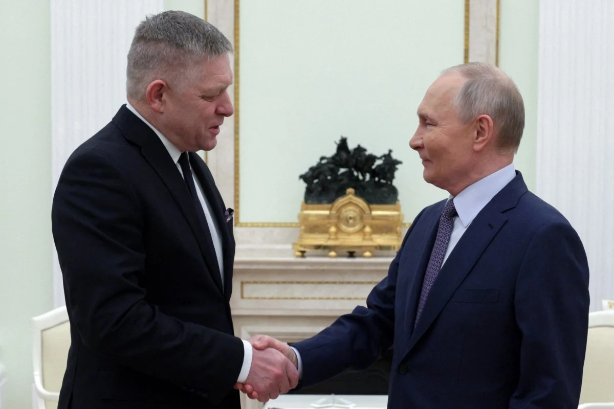 Robert Fico podsumował spotkanie z Władimirem Putinem Robert Fico podsumował spotkanie z Władimirem Putinem