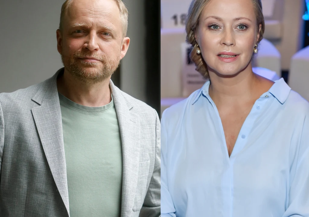 Piotr Adamczyk i Agnieszka Wagner