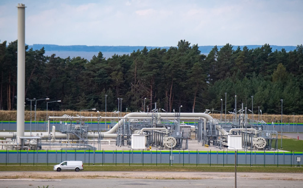  Stacja odbiorcza gazu z Nord Stream 2 na niemieckim wybrzeżu Bałtyku, 