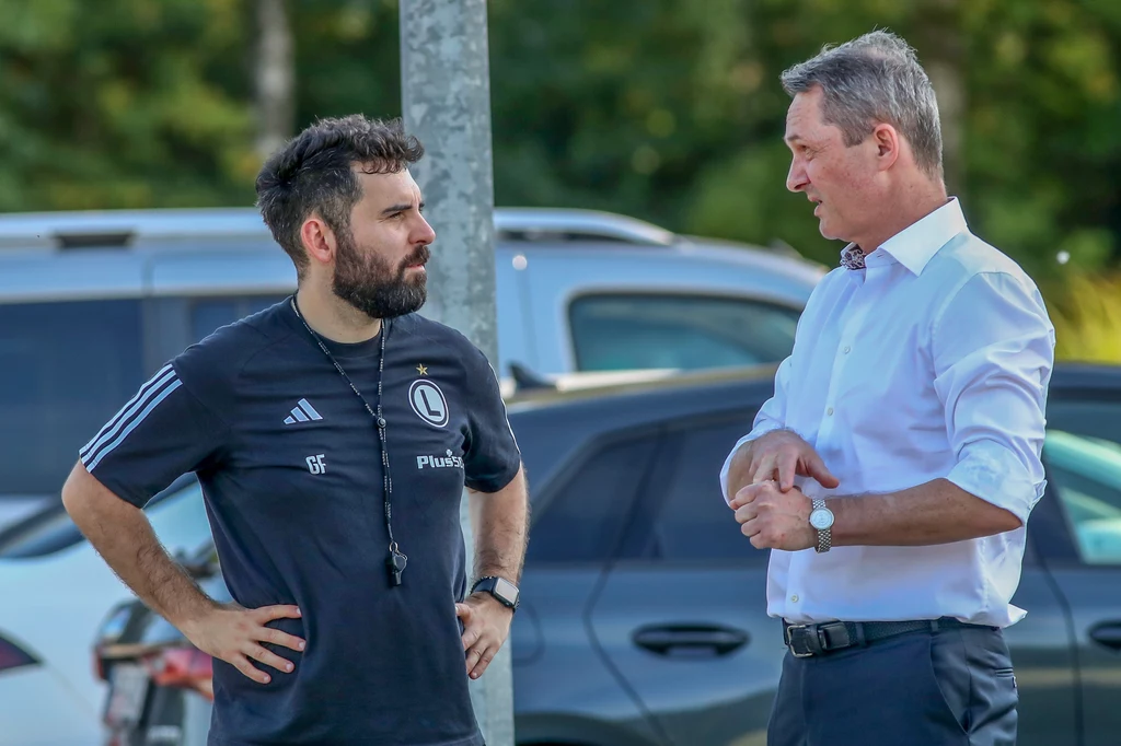 Goncalo Feio i Jacek Zieliński Goncalo Feio i Jacek Zieliński