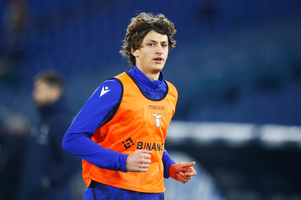 Romano Floriani Mussolini w barwach Lazio, styczeń 2022 r.