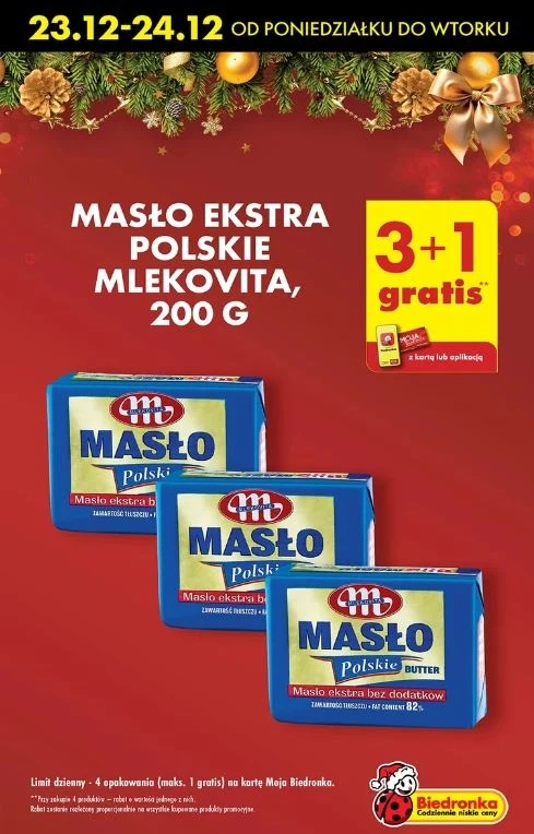 Biedronka oferuje masło w gratisie! Biedronka oferuje masło w gratisie!