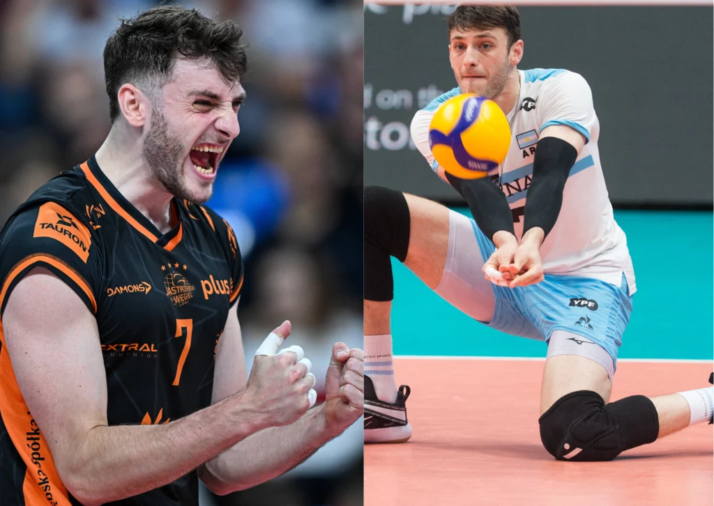 Luciano Vicentin w Jastrzębskim Węglu (L) i reprezentacji Argentyny (P) Luciano Vicentin w Jastrzębskim Węglu (L) i reprezentacji Argentyny (P)