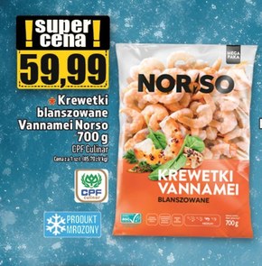 Blanszowane krewetki Norso niska cena