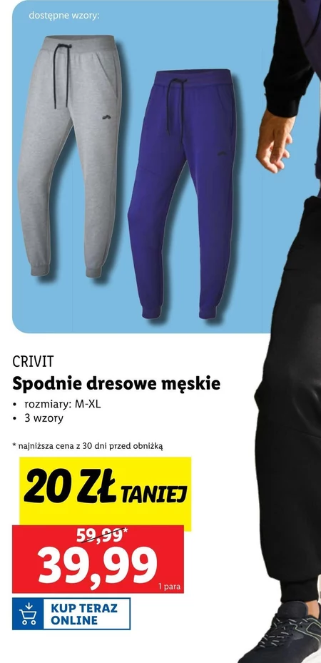 Spodnie dresowe Crivit