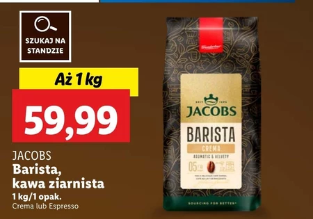 Jacobs Barista Crema Kawa ziarnista palona 1000 g