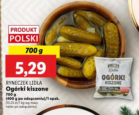 Ogórki kiszone Ryneczek Lidla