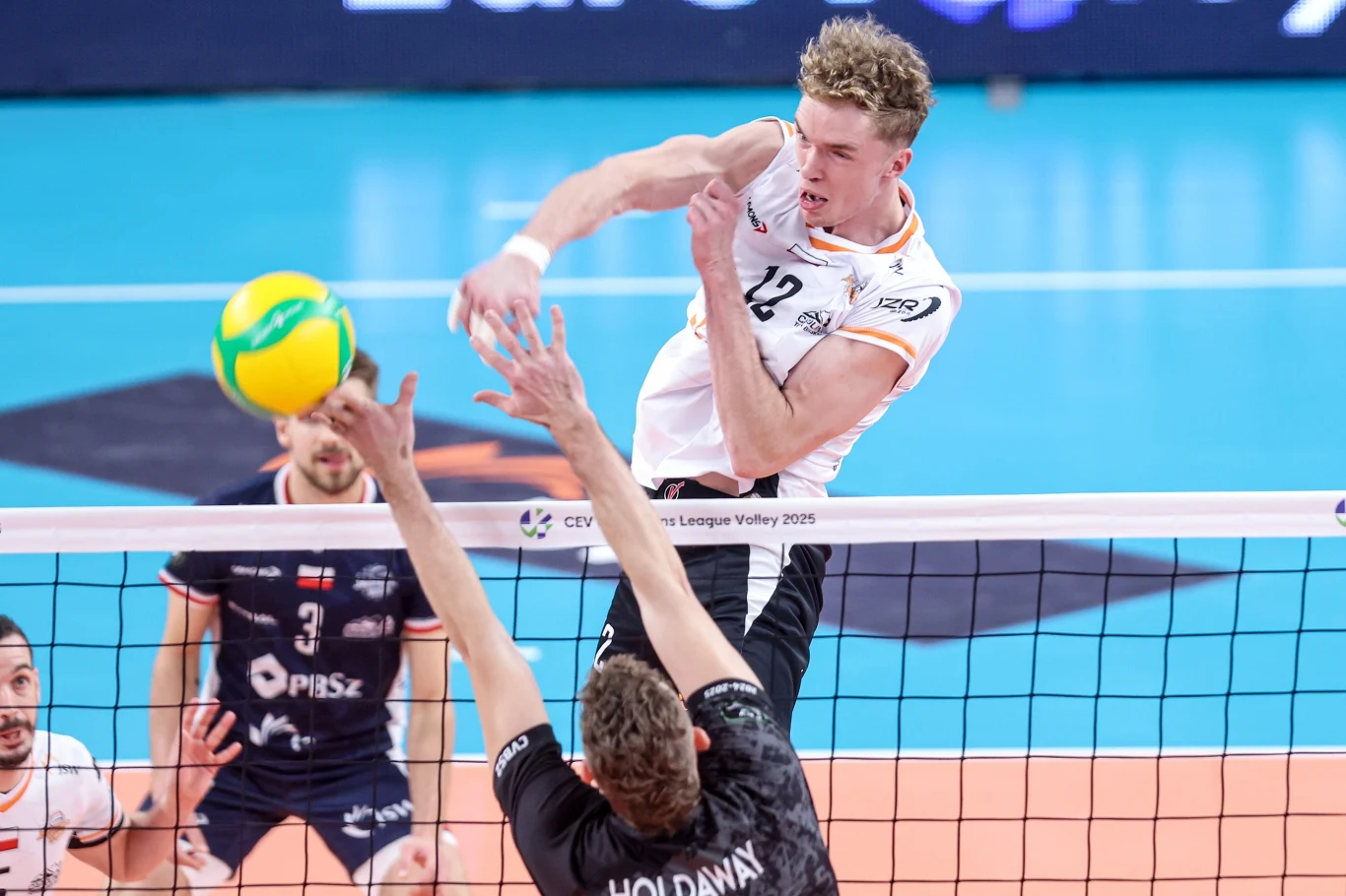 Anton Brehme w czasie meczu Ligi Mistrzów