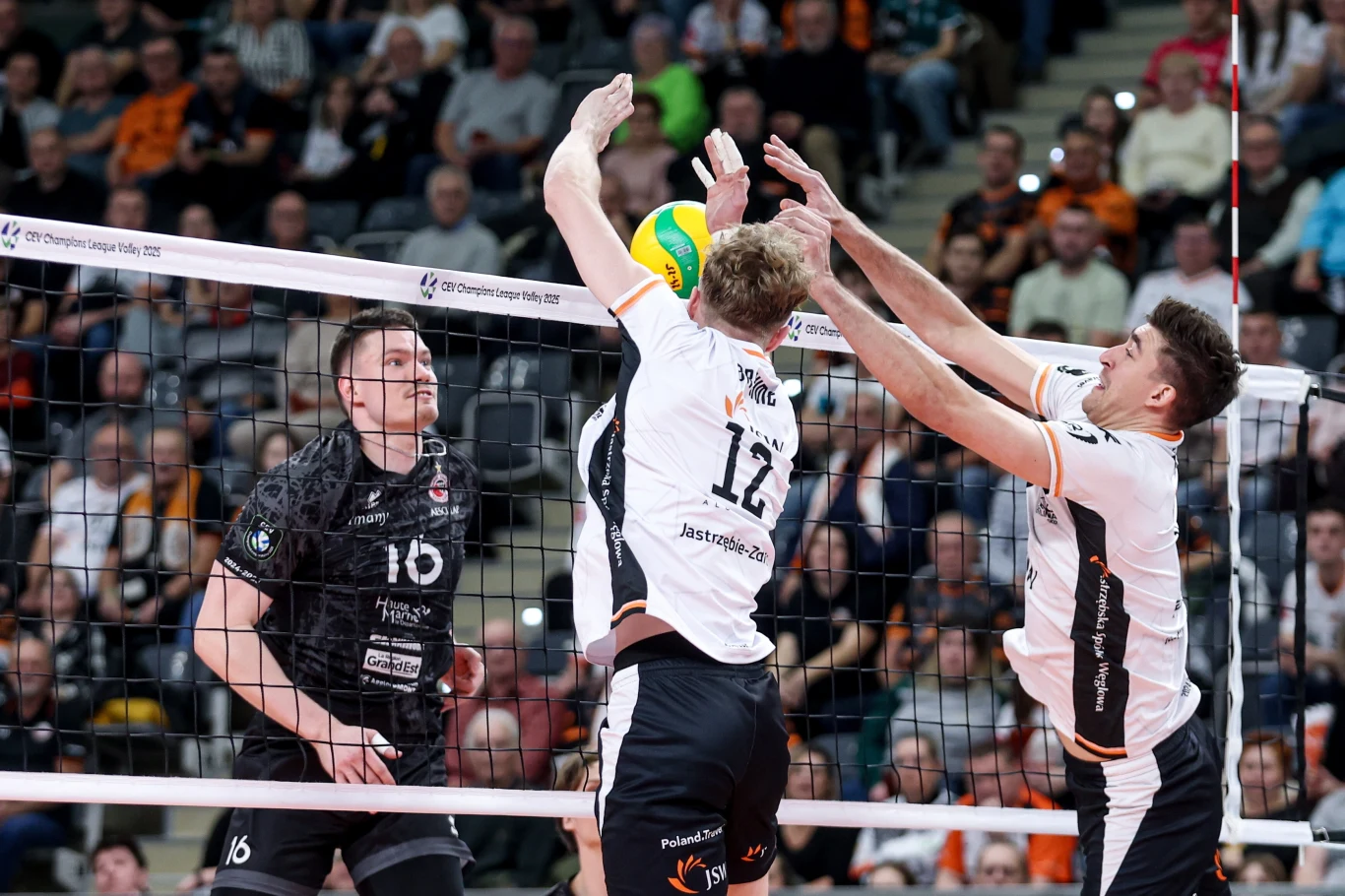 Anton Brehme i Łukasz Kaczmarek w bloku