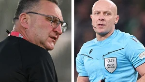 Trener Czesław Michniewicz to od lat dobry znajomy arbitra Szymona Marciniaka