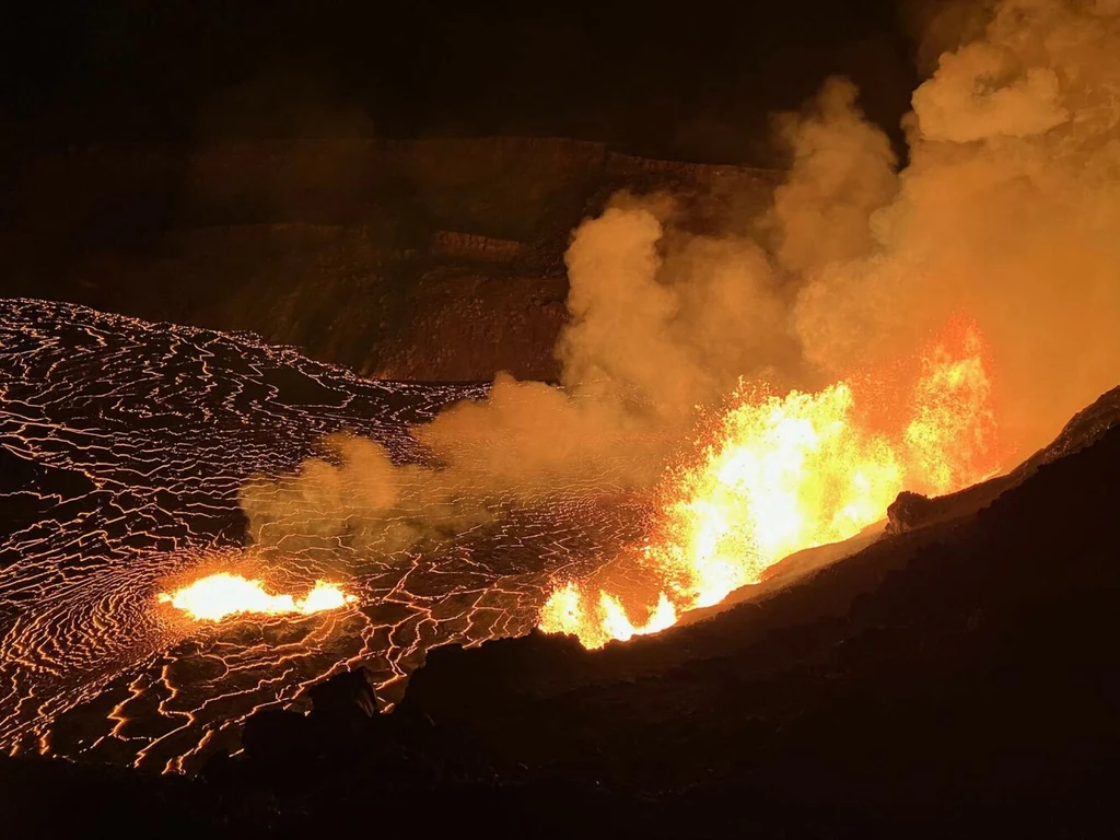 Wulkan Kilauea zajmuje aż 13 procent powierzchni wyspy Hawaii