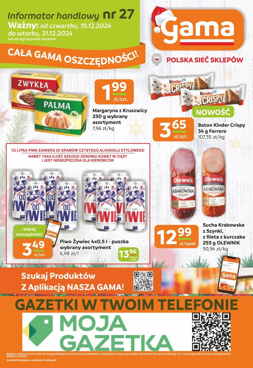 Gazetka: Informator handlowy sieci Gama - strona 12