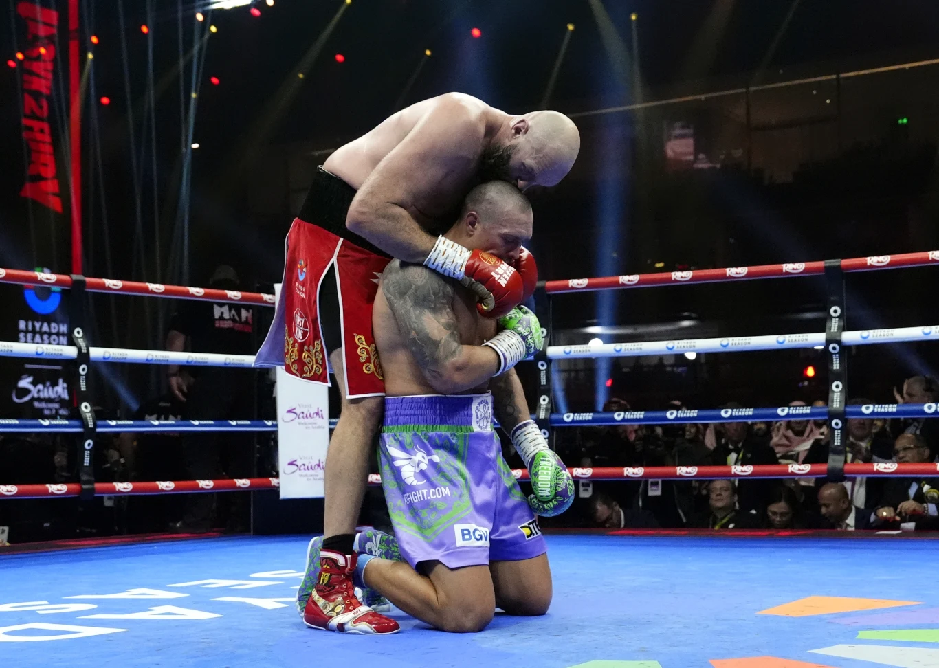 Ołeksandr Usyk i Tyson Fury. Piękne obrazki zaraz po wielkiej walce