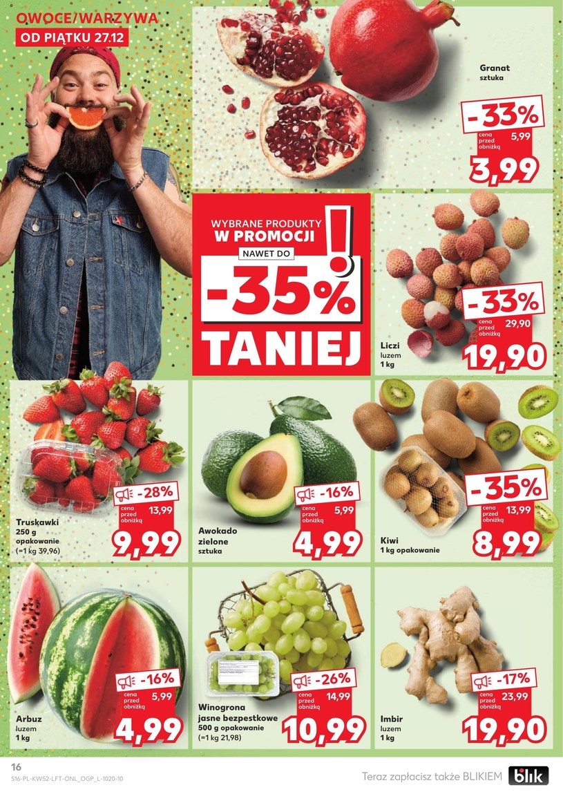 Gazetka: Powitaj Nowy Rok z hukiem - Kaufland - strona 16