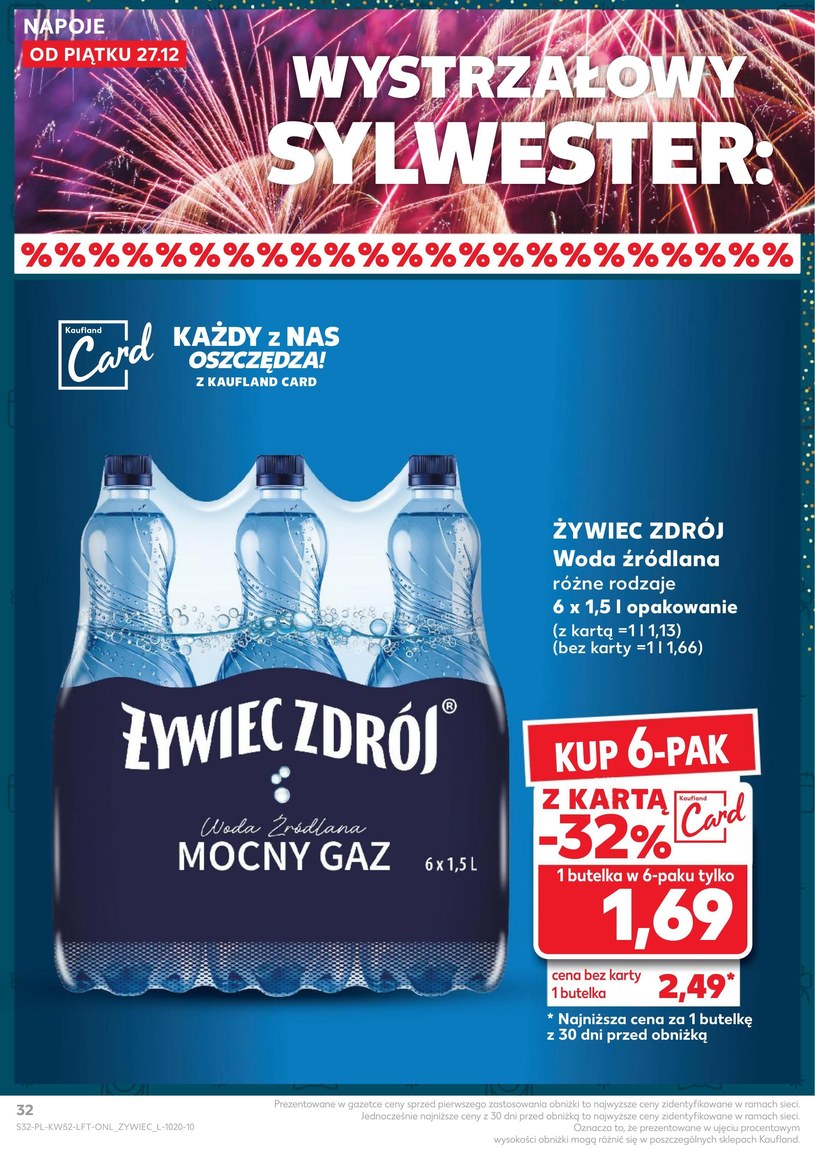 Gazetka: Powitaj Nowy Rok z hukiem - Kaufland - strona 32