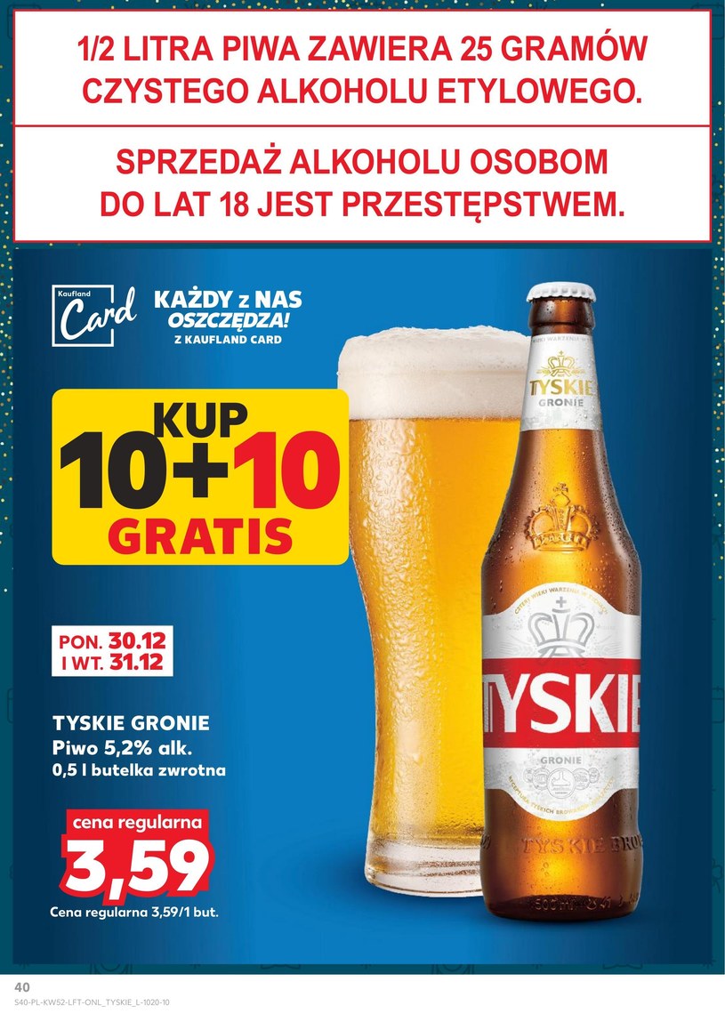 Gazetka: Fajerwerki w super cenach - Kaufland - strona 40