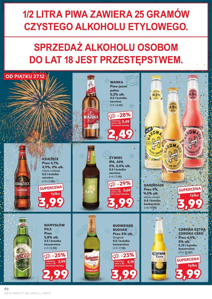 Gazetka: Fajerwerki w super cenach - Kaufland - strona 46