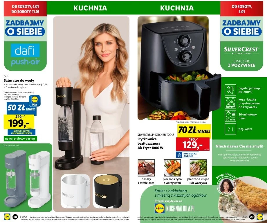 Lidl oferuje promocję na saturator Dafi Push-Air Lidl oferuje promocję na saturator Dafi Push-Air