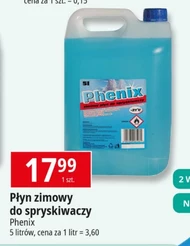 Płyn do spryskiwaczy zimowy Phenix