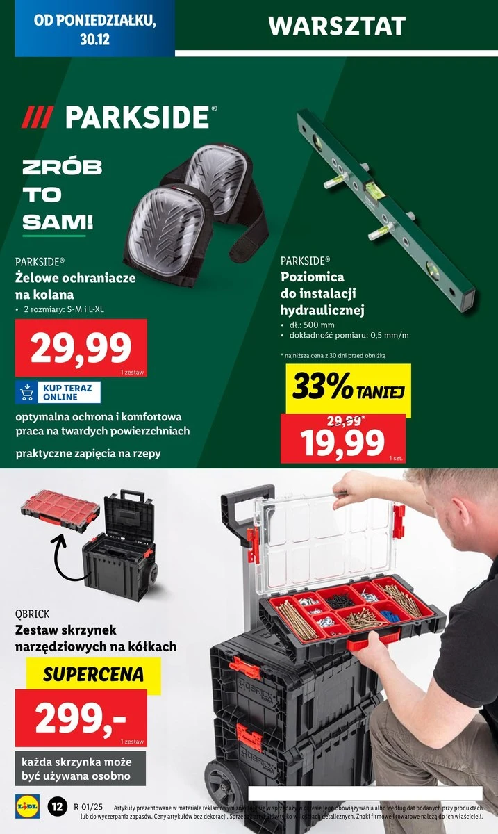 Mega rabaty na narzędzia Parkside w Lidlu! Ulepsz swój warsztat na nowy rok! Mega rabaty na narzędzia Parkside w Lidlu! Ulepsz swój warsztat na nowy rok!