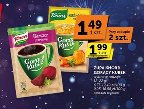 Knorr Gorący Kubek Barszcz czerwony 14 g niska cena