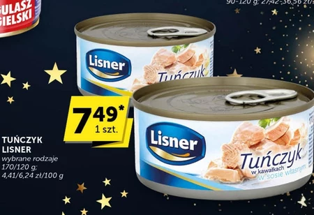 Нарізаний тунець Lisner