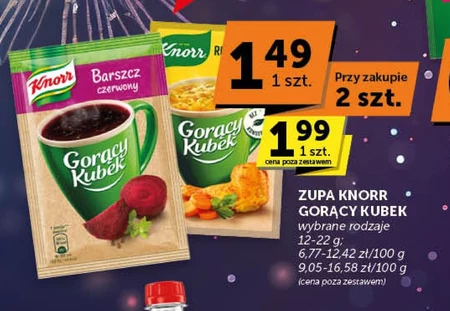 Knorr Gorący Kubek Grochowa z grzankami 21 g
